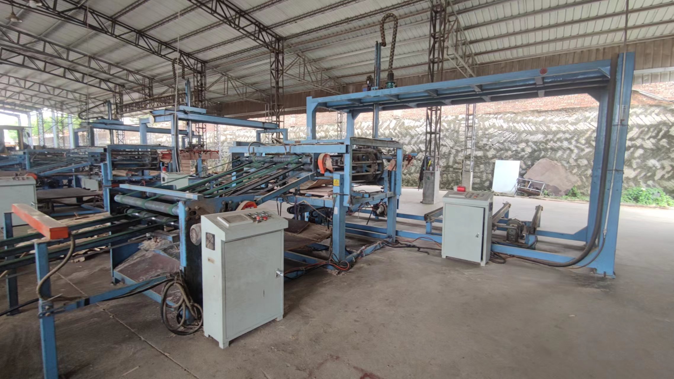 Automatic Log Planing And Planing Machine