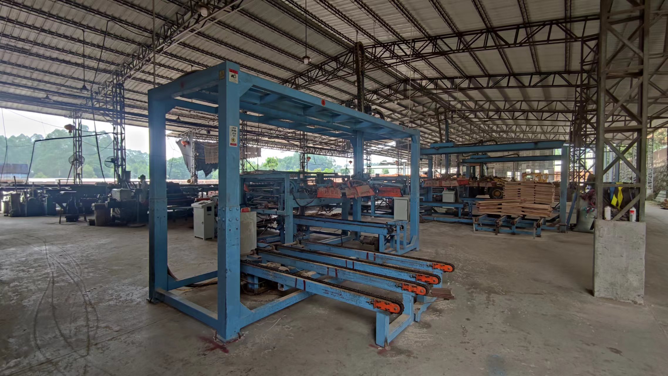 Automatic Planing Line For Planing Boards